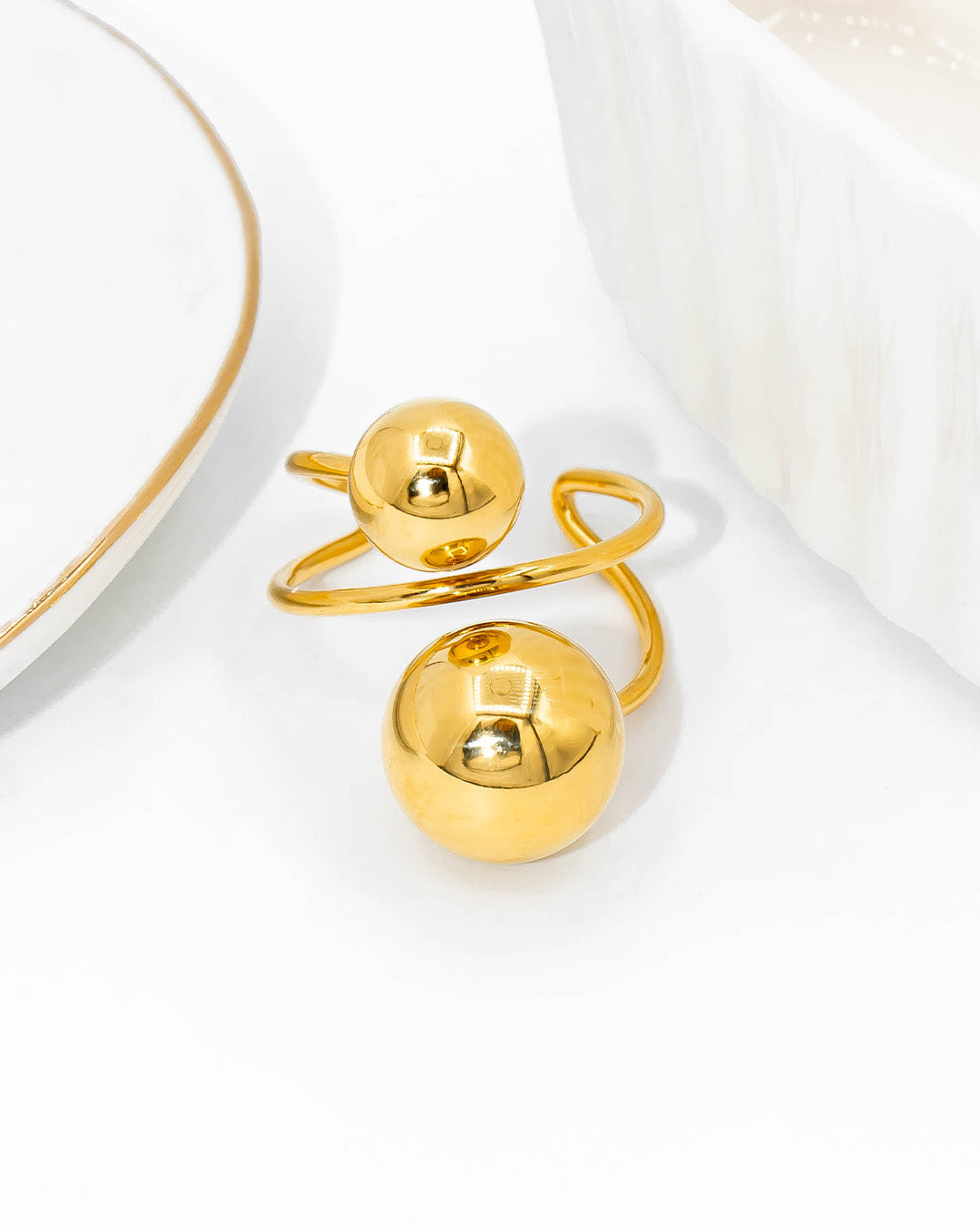 Anillo balines chunky