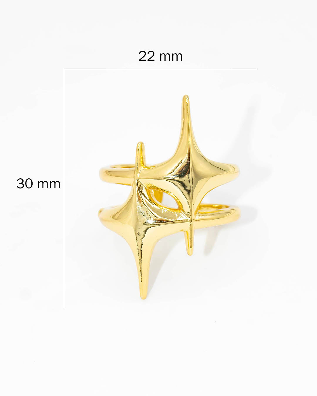 Anillo doble estrella