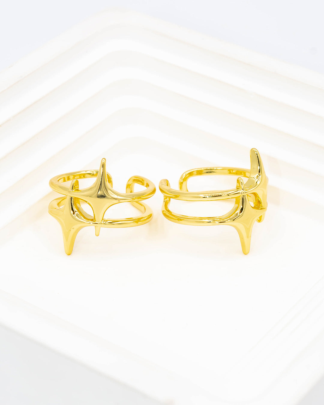 Anillo estrella doble