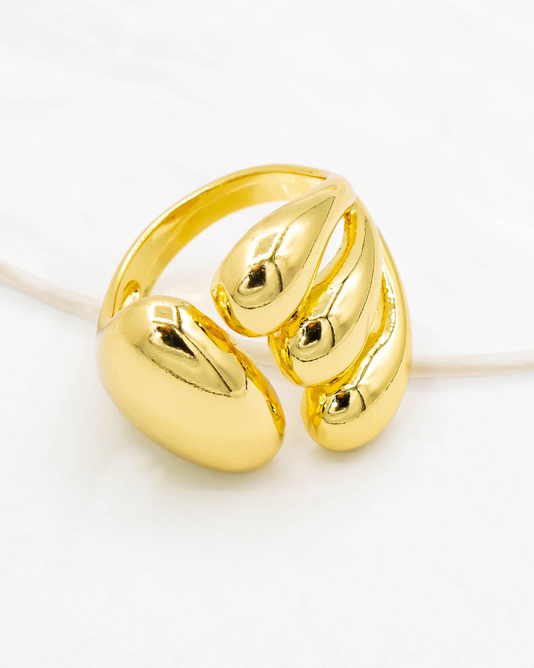 Anillo chunky triple