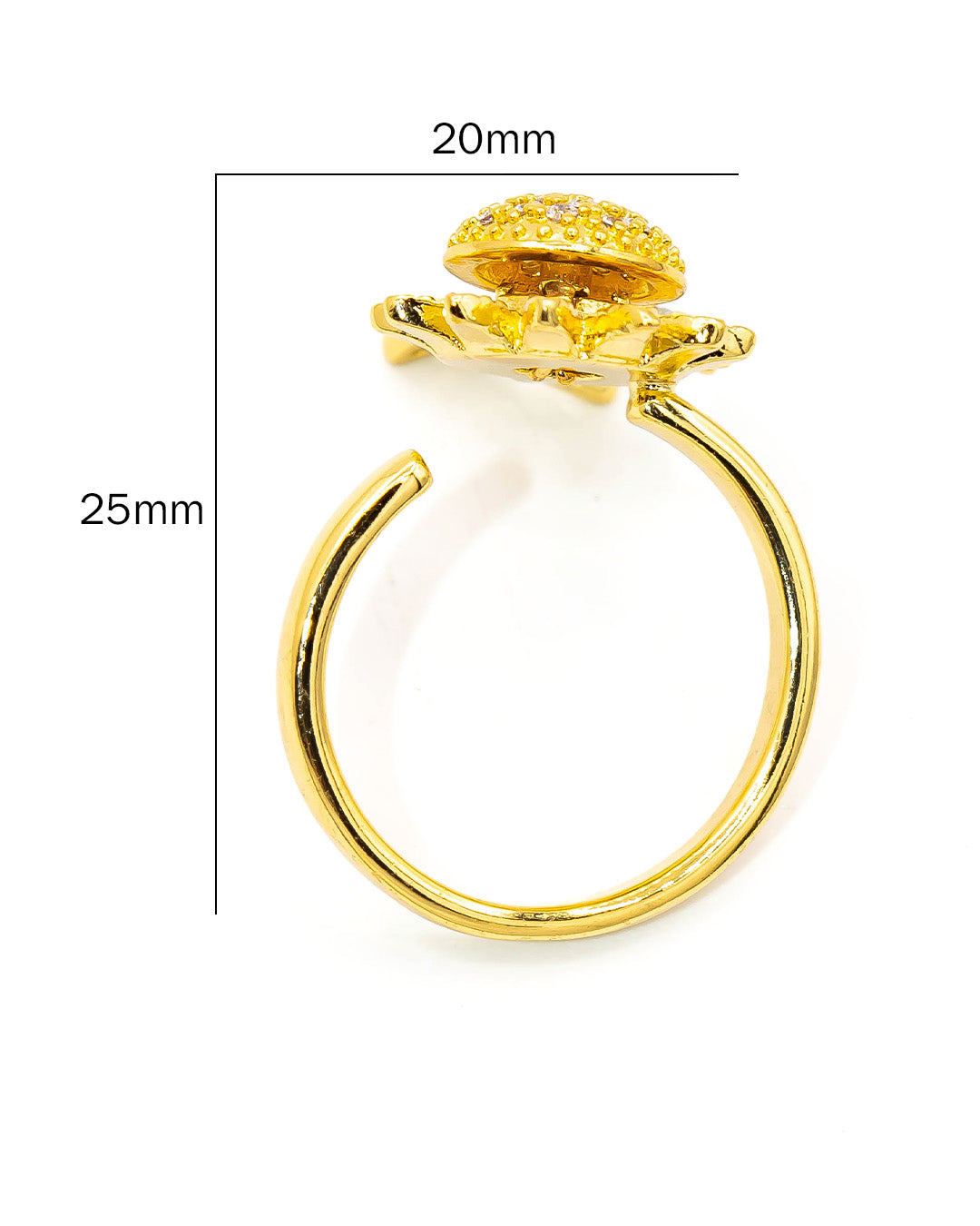 Anillo giratorio girasol