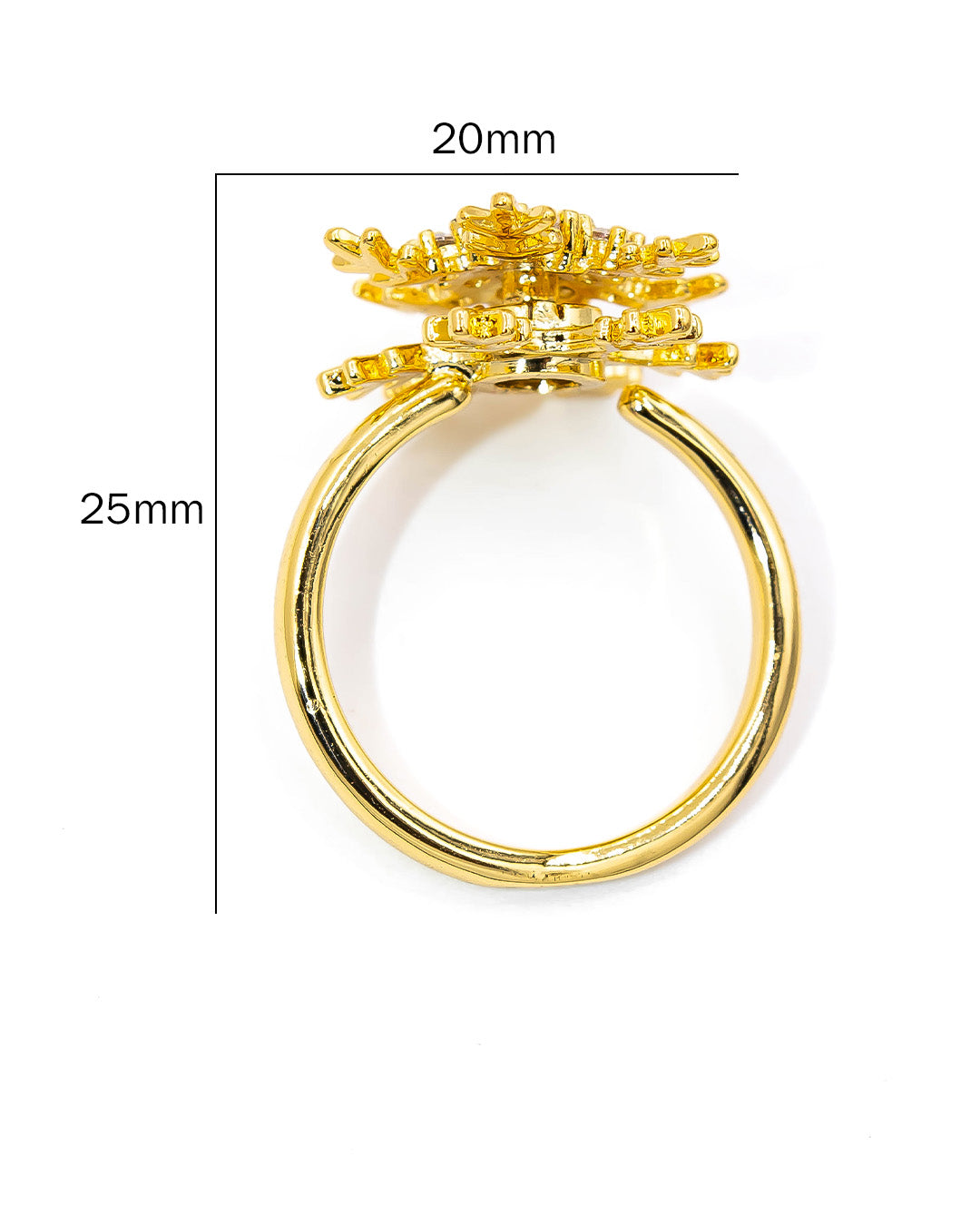 Anillo giratorio copo de nieve