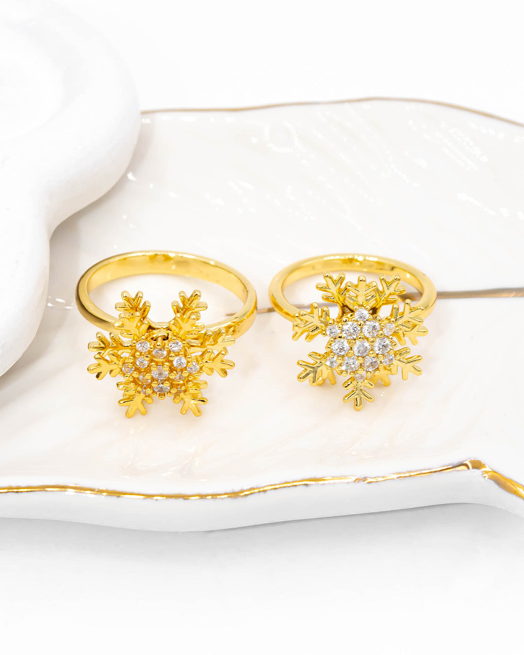 Anillo giratorio copo de nieve