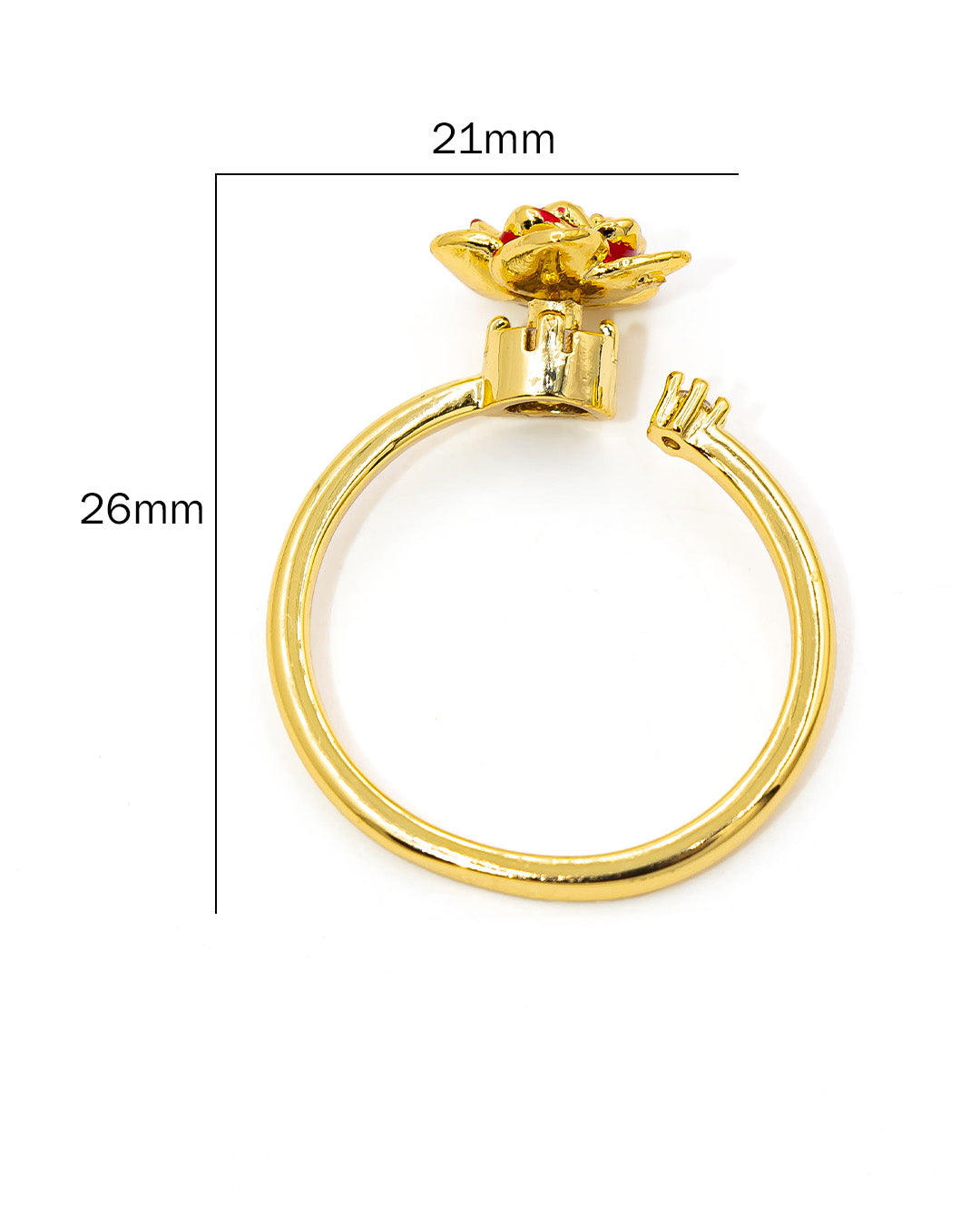 Anillo giratorio rosa