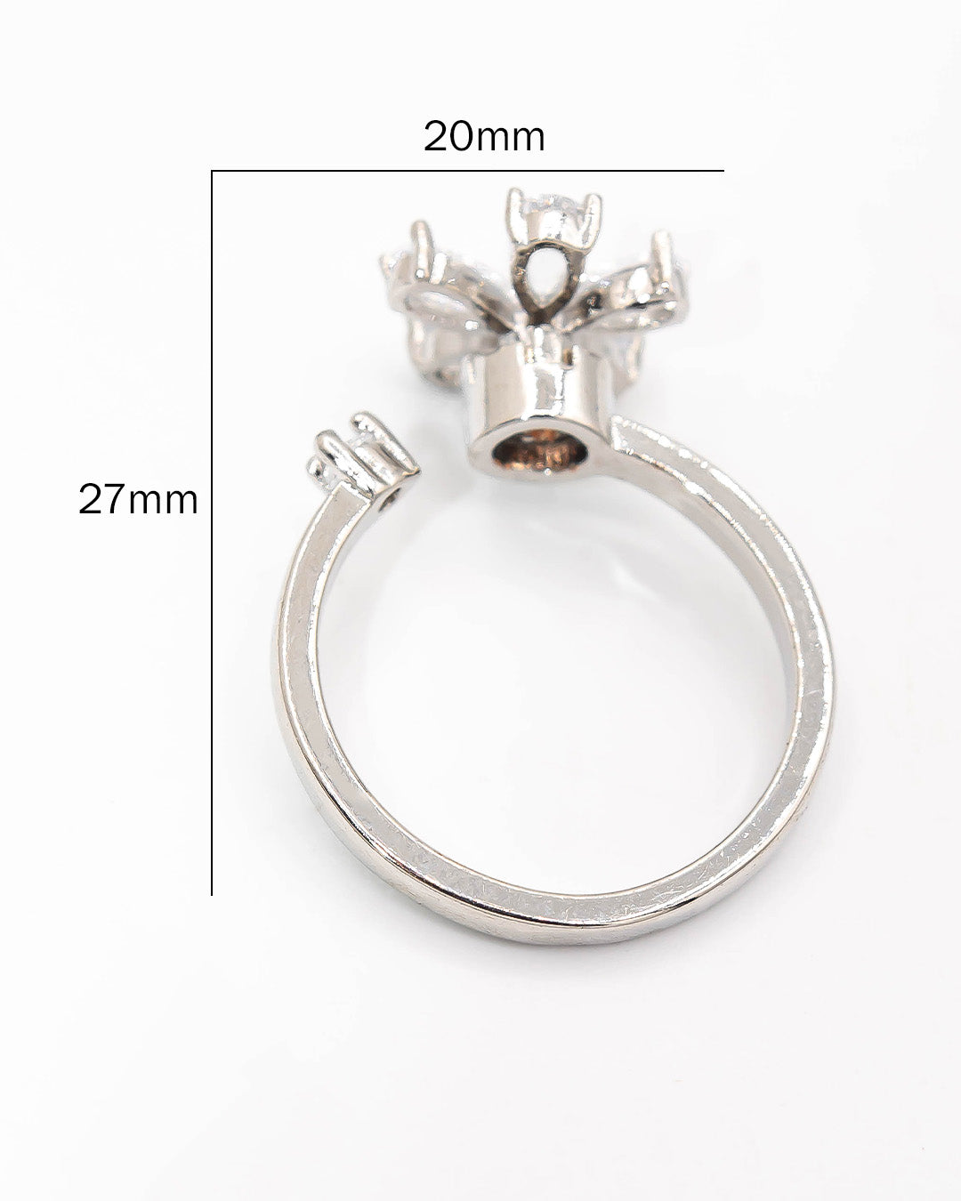 Anillo giratorio flor