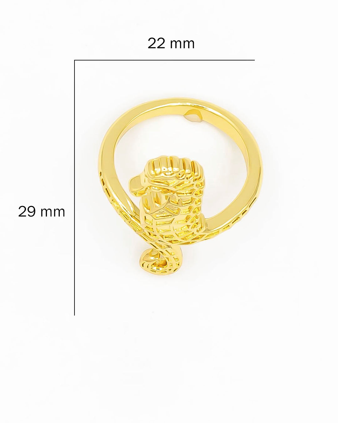 Anillo caballito de mar