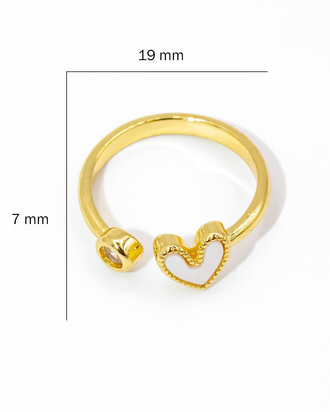 Anillo corazón