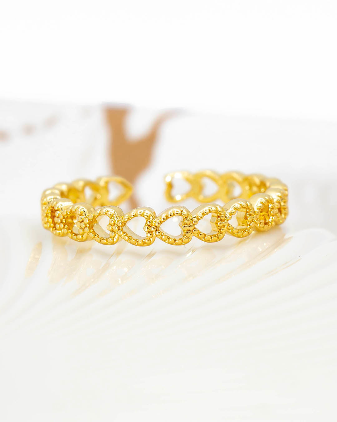 Anillo corazón seguido