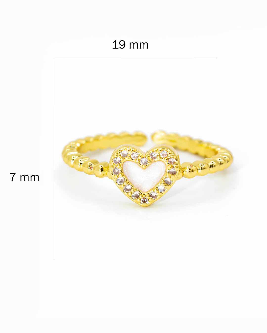 Anillo corazón