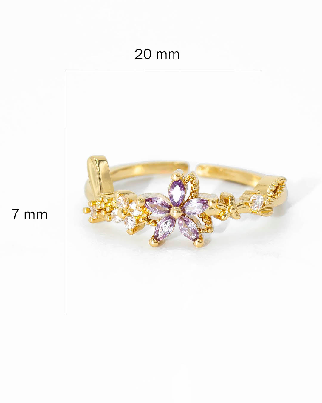 Anillo flor