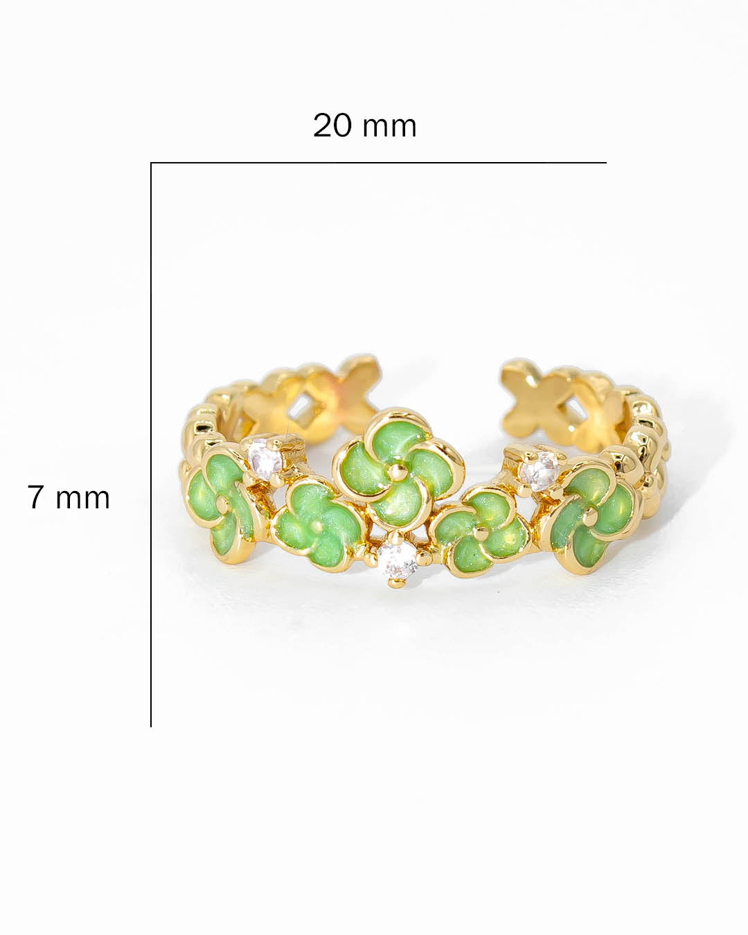 Anillo flores