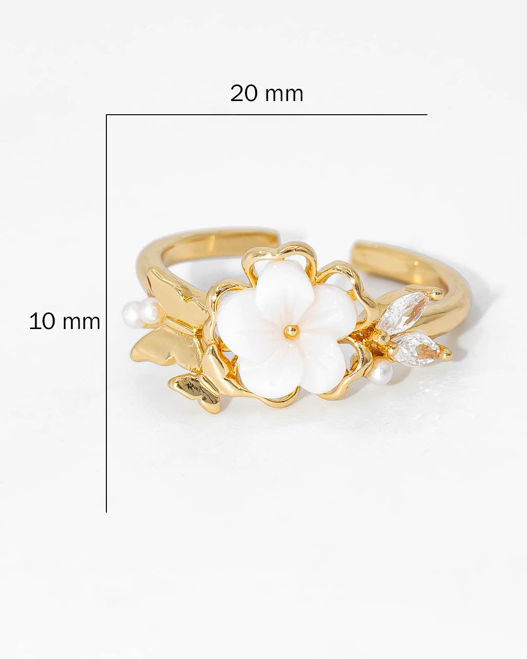 Anillo flor