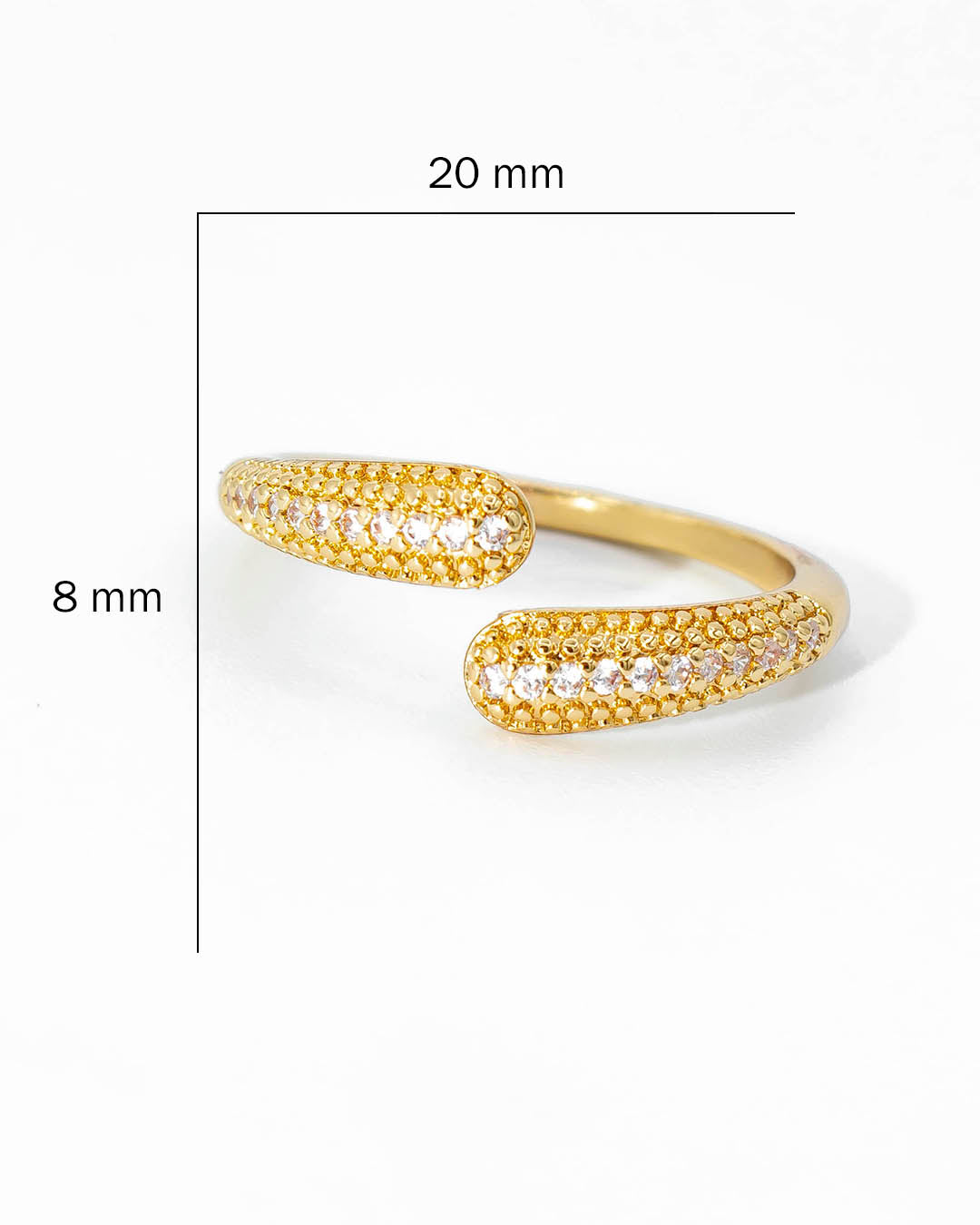 Anillo circón línea