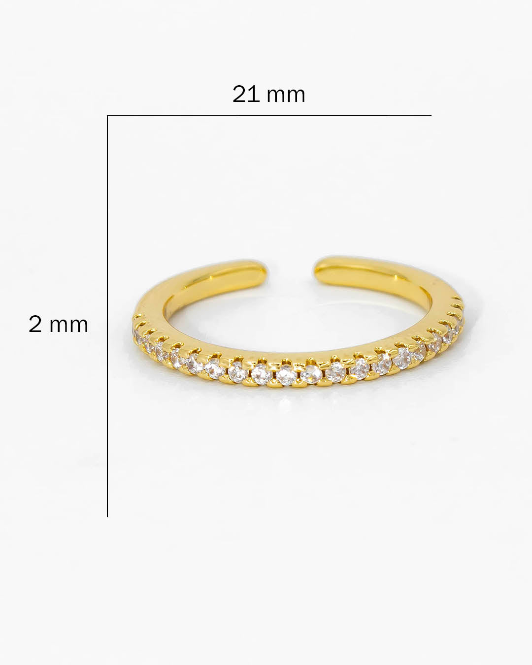 Anillo liso circones