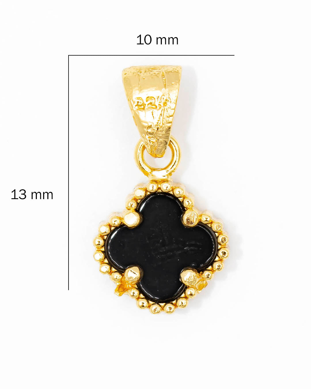 Oro laminado dije trébol