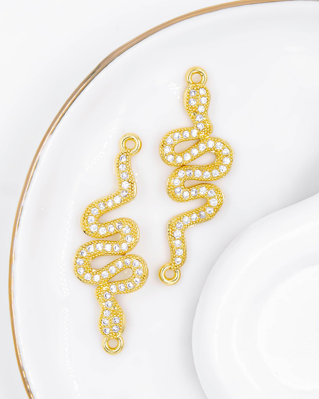 Dije de pulsera serpiente