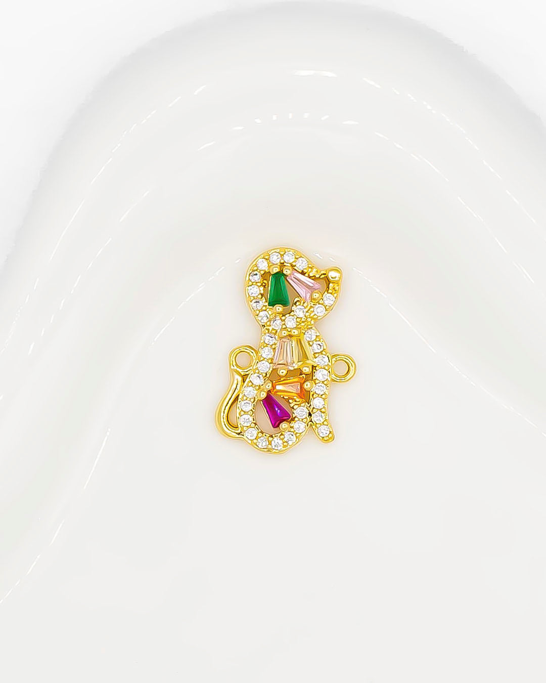 Dije perro de colores pulsera