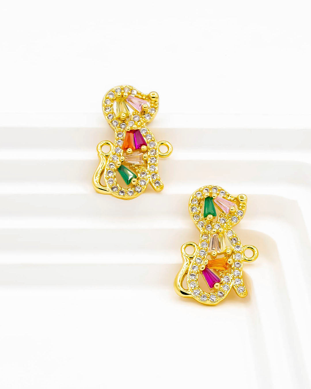 Dije perro de colores pulsera