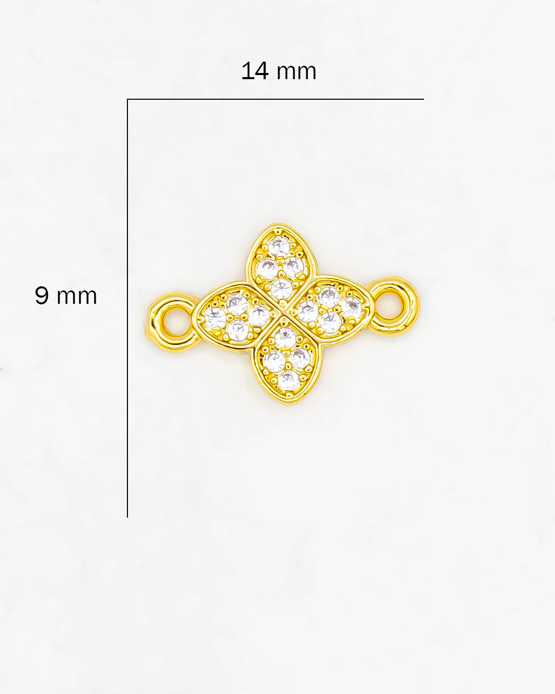 Dije trébol para pulsera