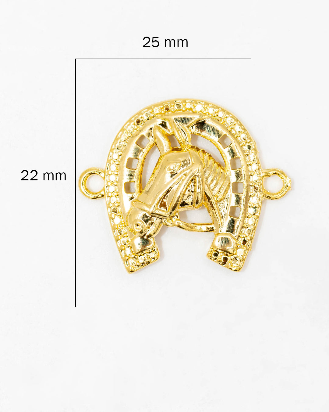 Dije pulsera caballo herradura