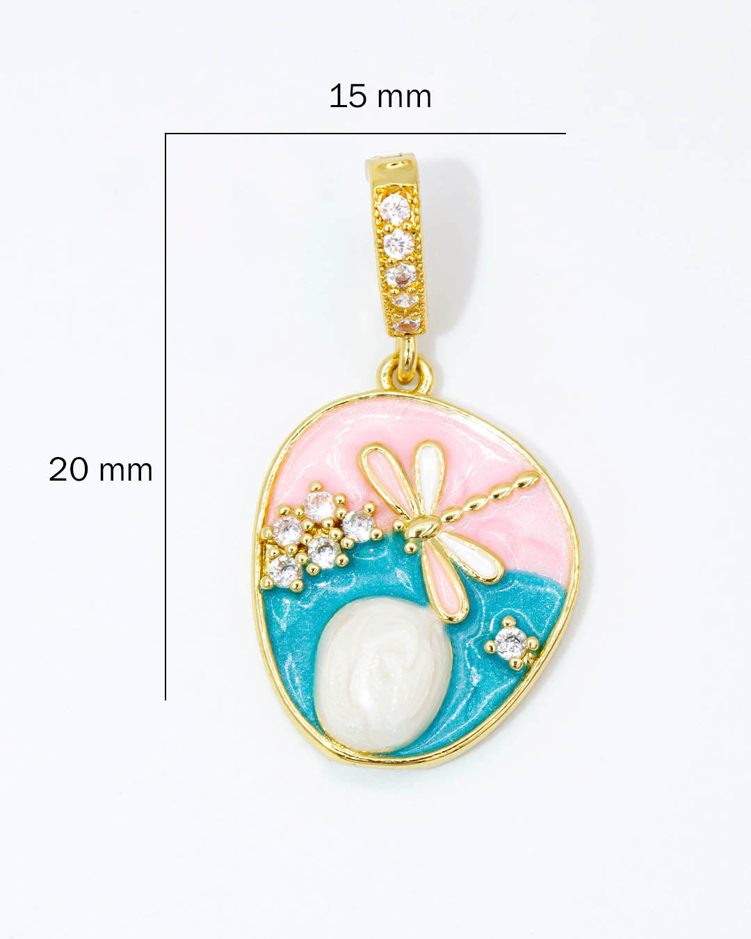 Dije broche libélula