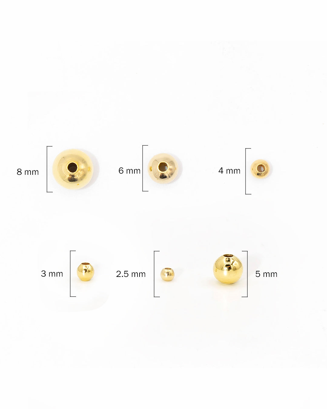 Oro laminado balín liso