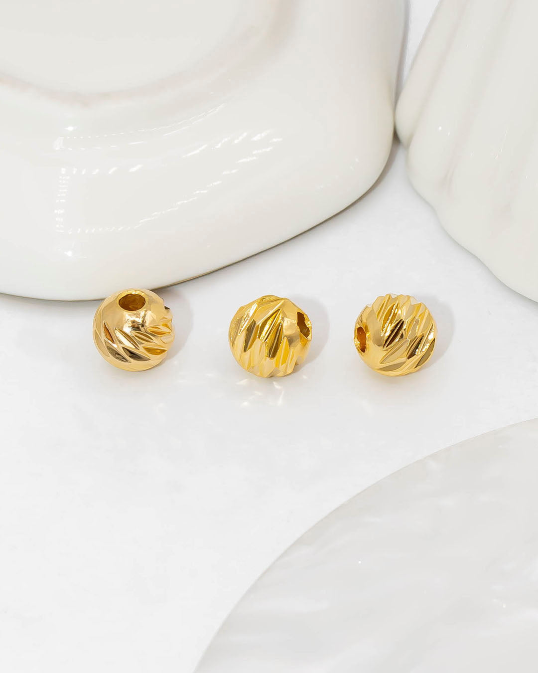 Oro laminado balín diamantado