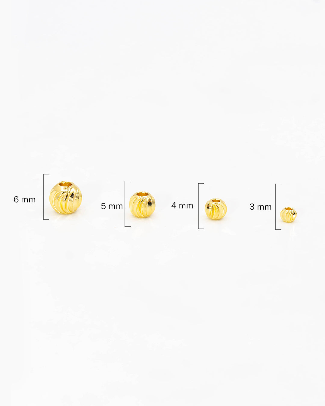 Oro laminado balín diamantado