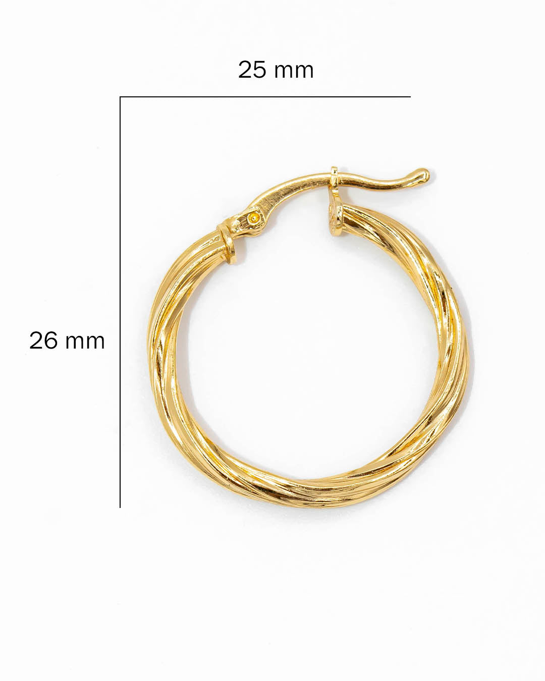 Oro laminado candonga entorchada