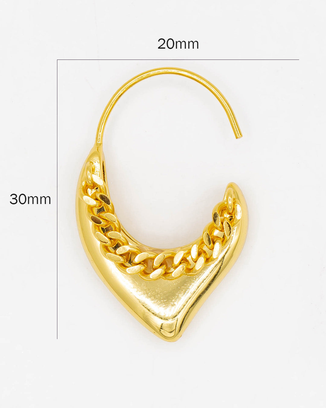 Candonga corazón cadena