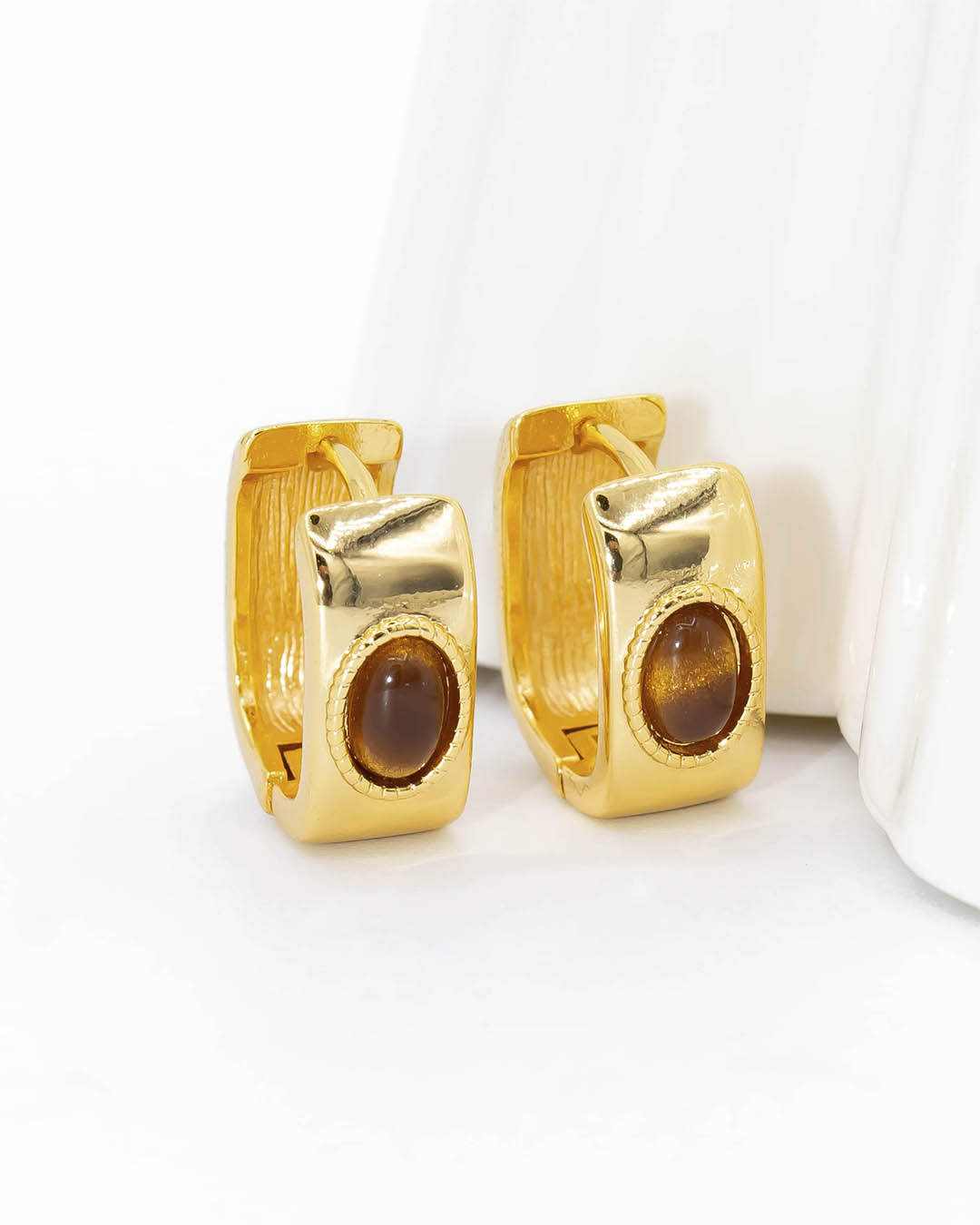 Candonga cuadrada perla cafe