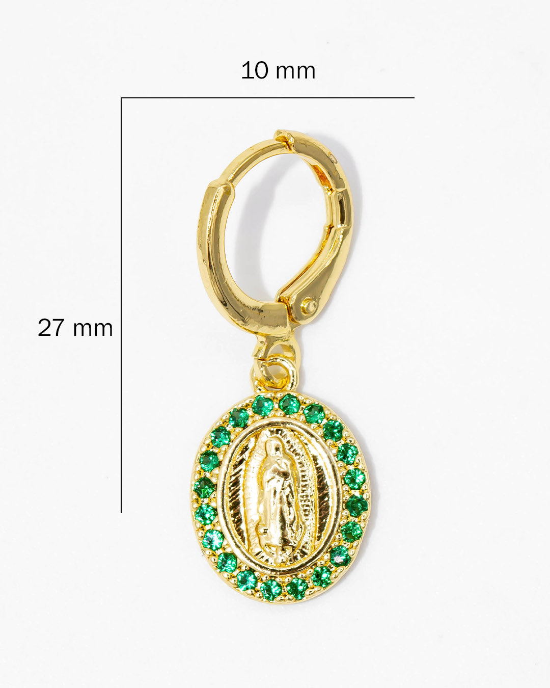 Candonga virgen Guadalupe ovalada