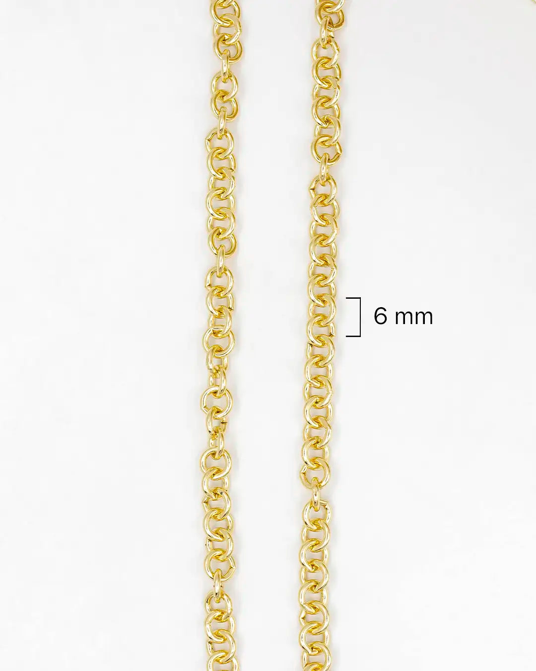 Cadena eslabón por metro