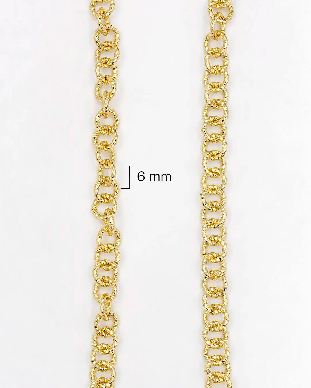 Cadena eslabón martillado por metro