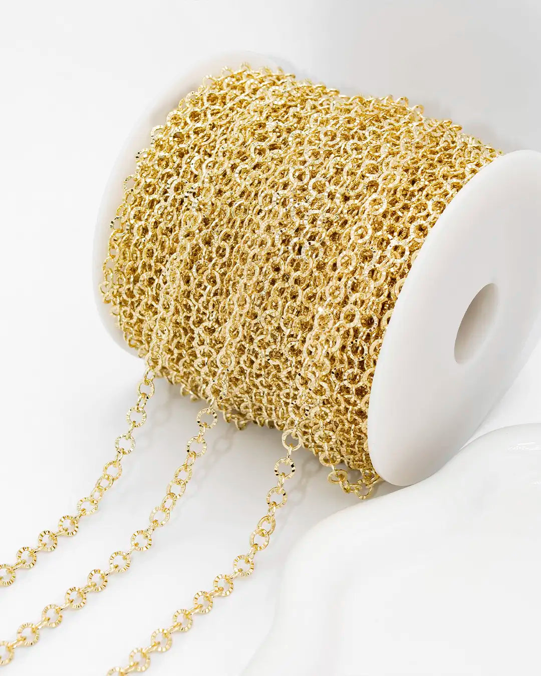 Cadena eslabón diamantado por metro