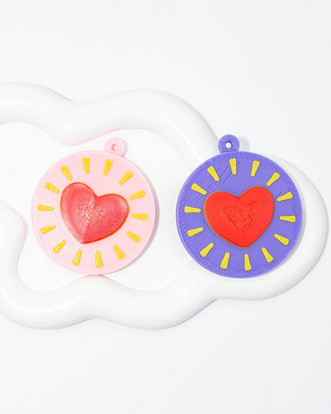 Dije circulo corazón