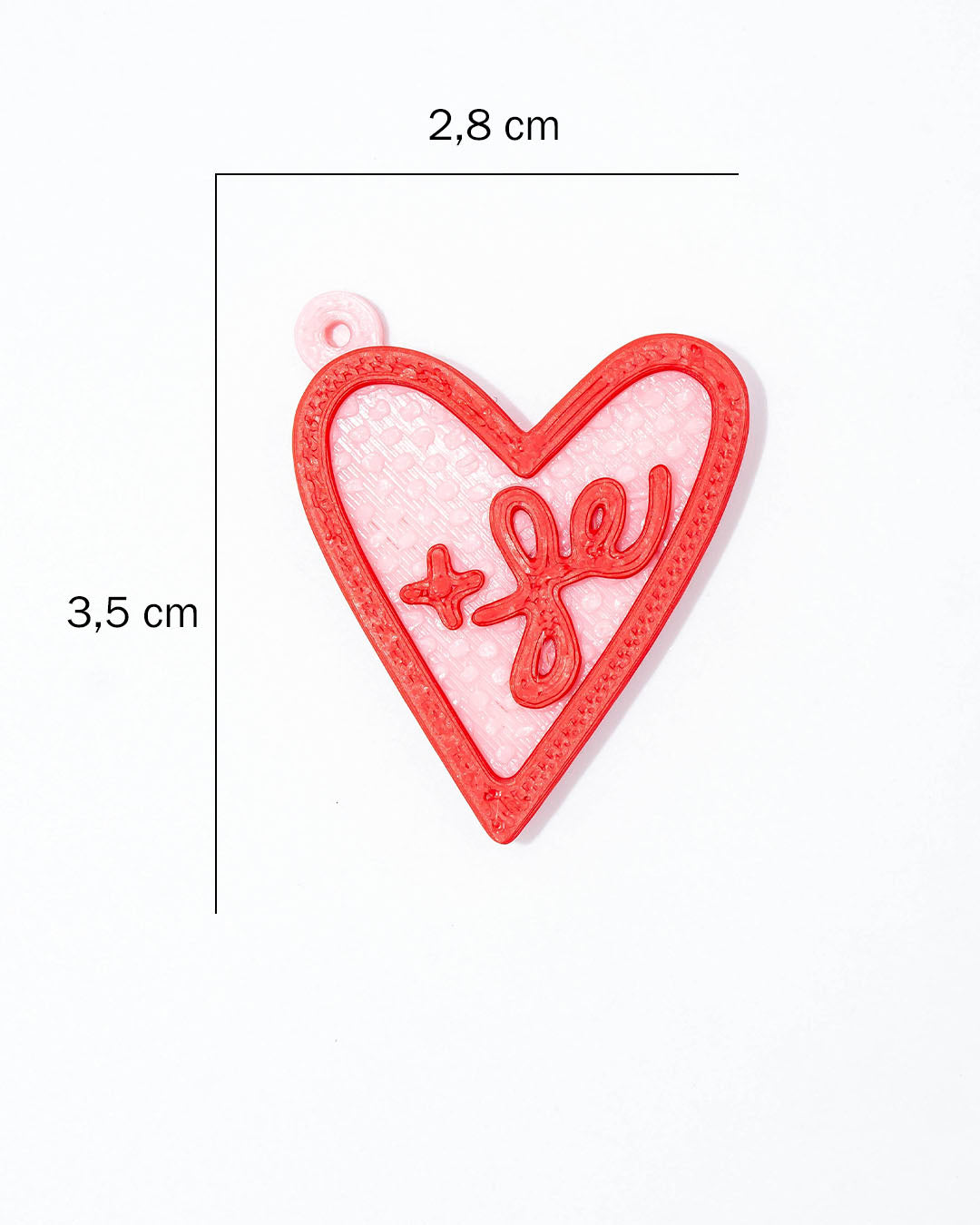 Dije corazón +fe