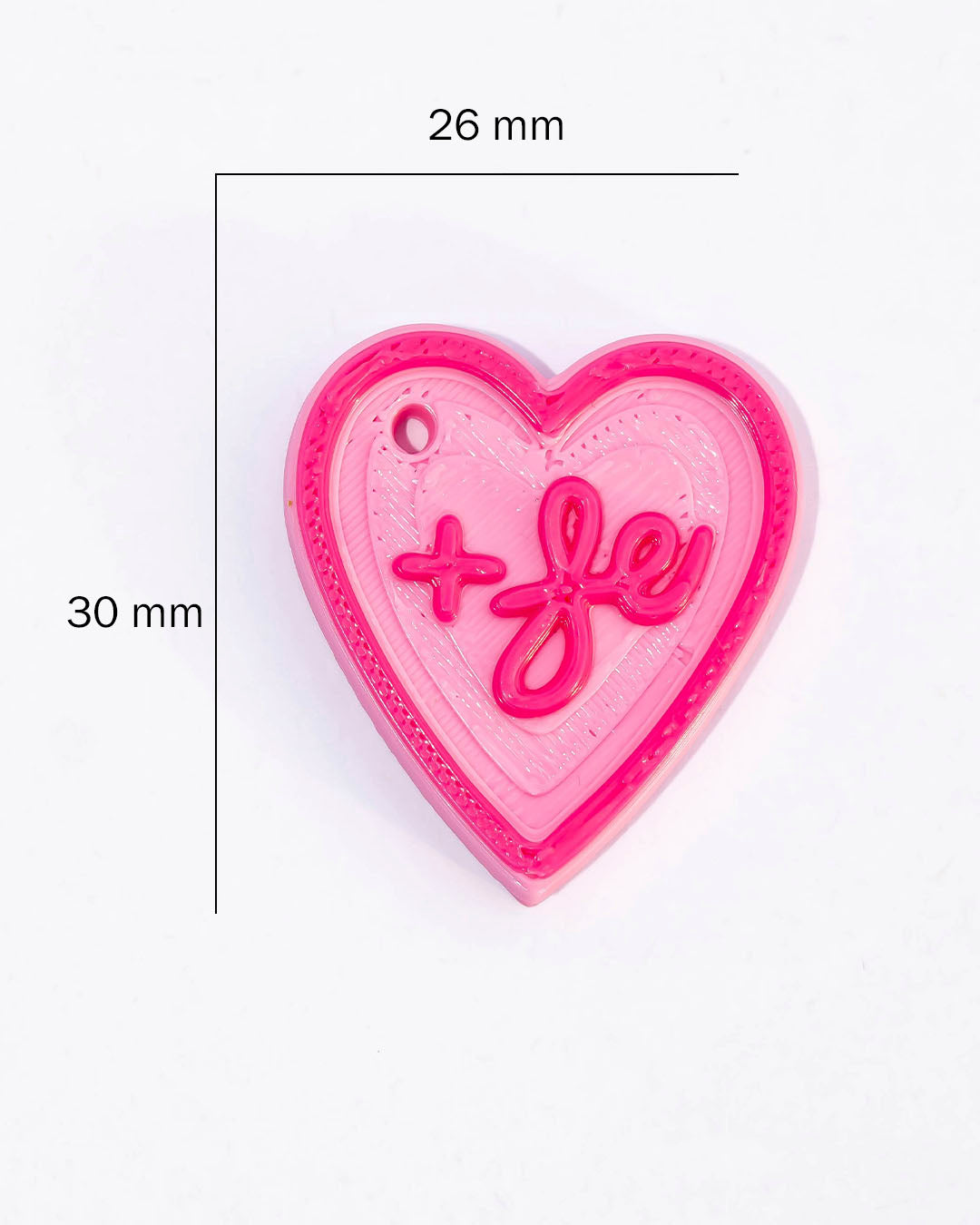 Dije corazón +fe