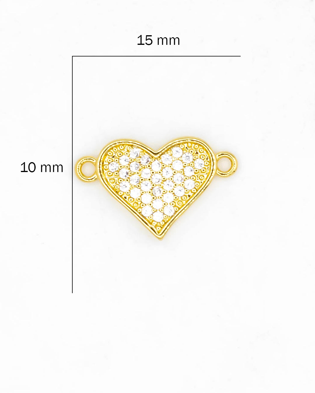 Dije corazón pulsera