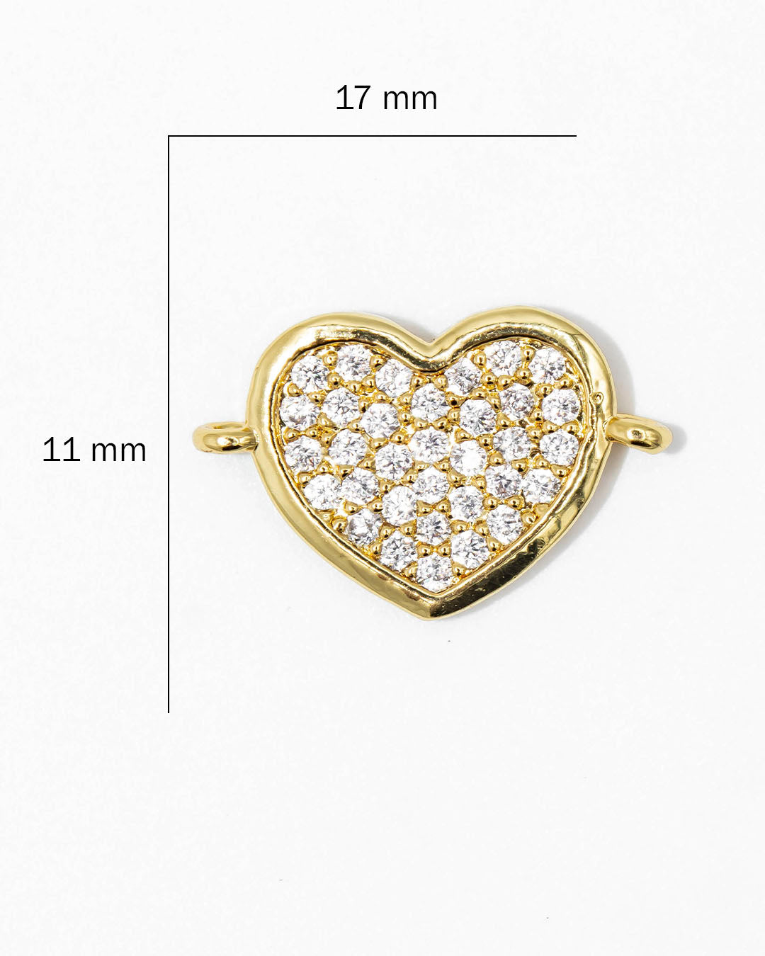 Dije pulsera corazón