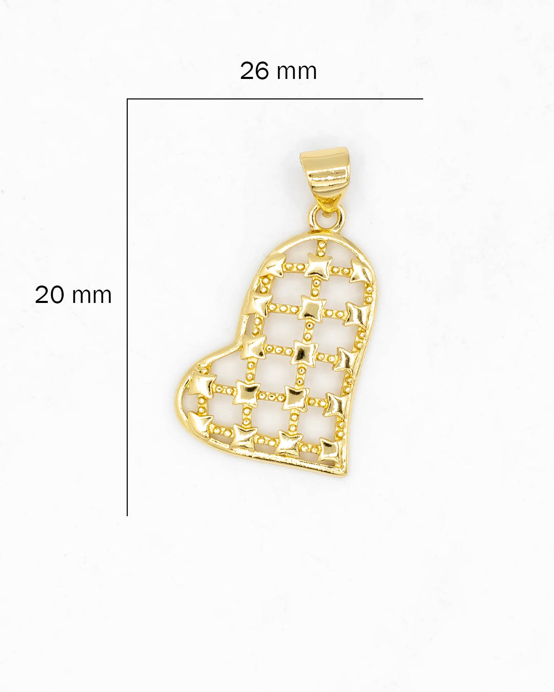 Dije corazón cercado