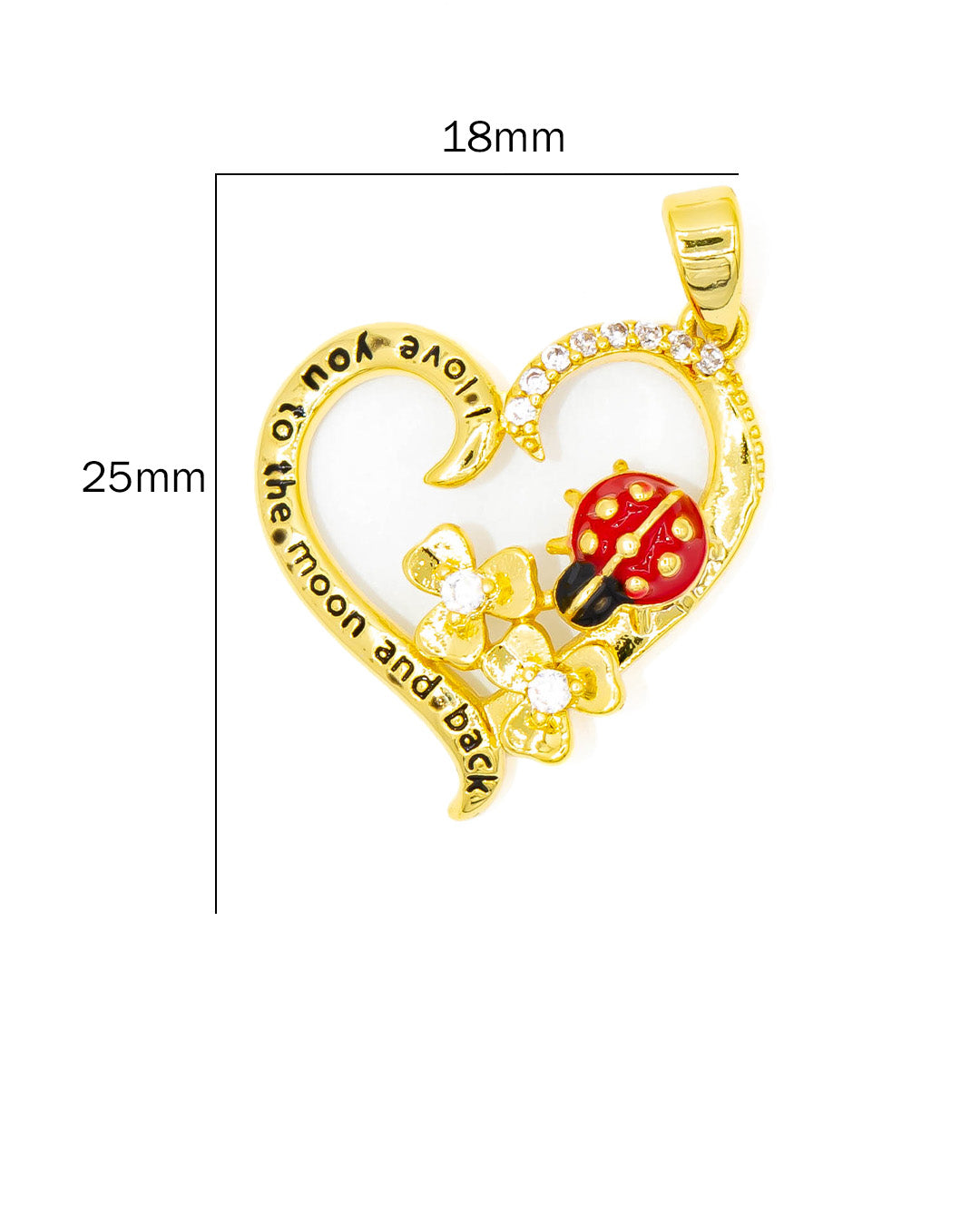 Dije de corazón ladyboo