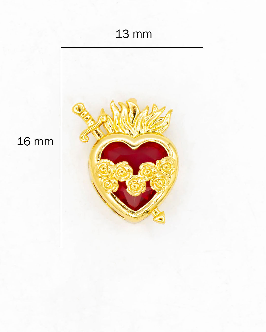 Dije sagrado corazón espada