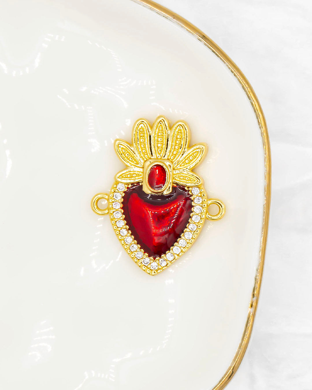 Dije corazón pulsera