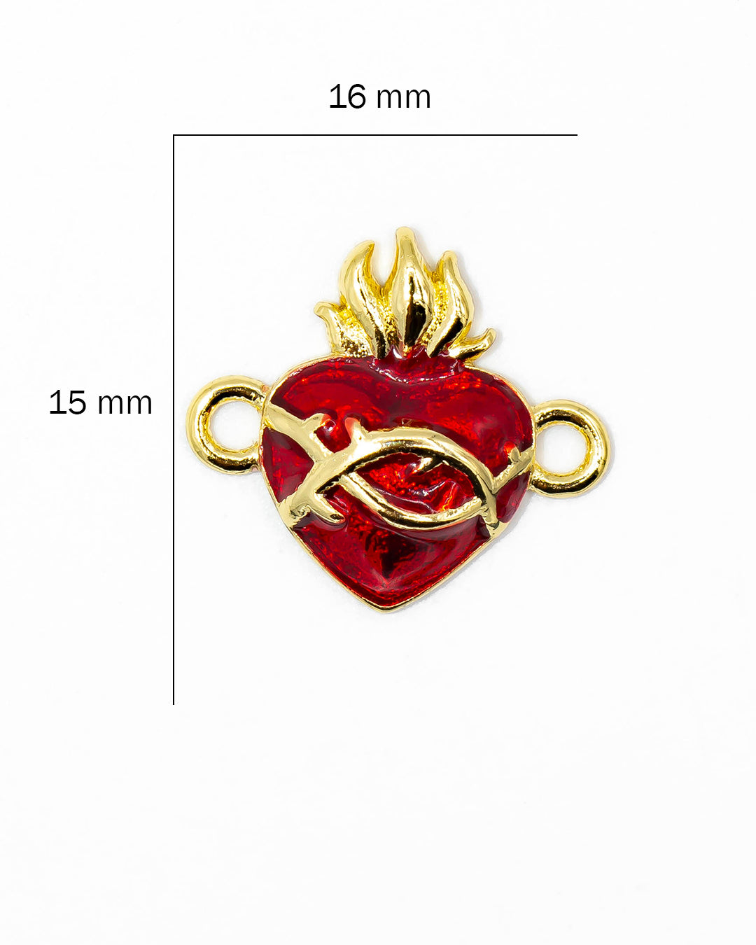 Dije pulsera sagrado corazón