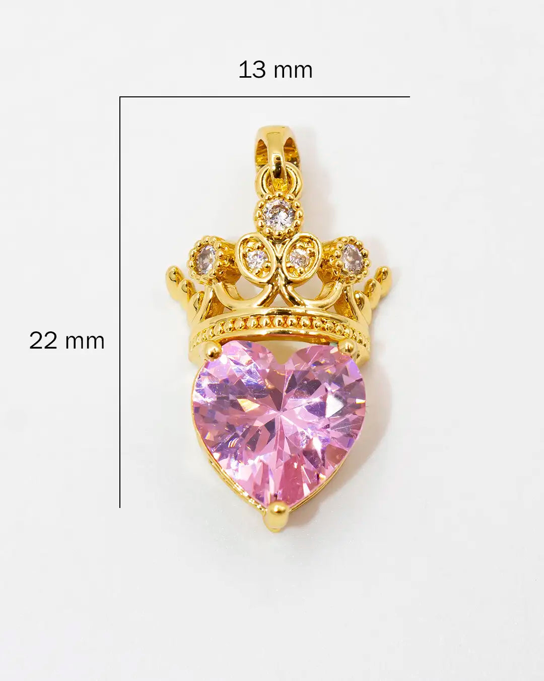 Dije corazón princesa