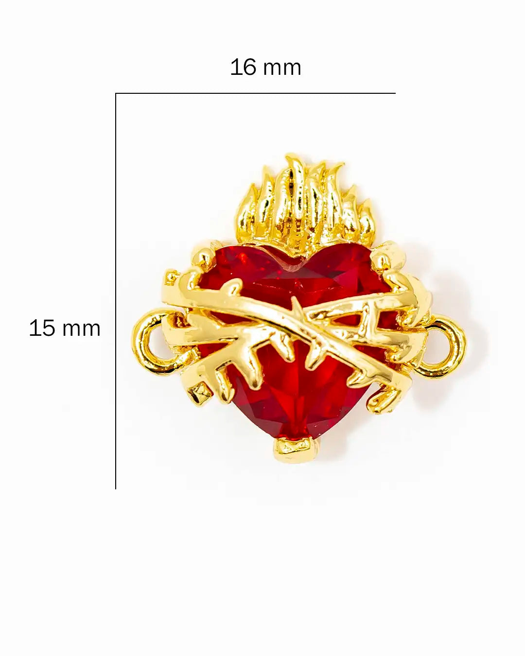 Dije pulsera sagrado corazón