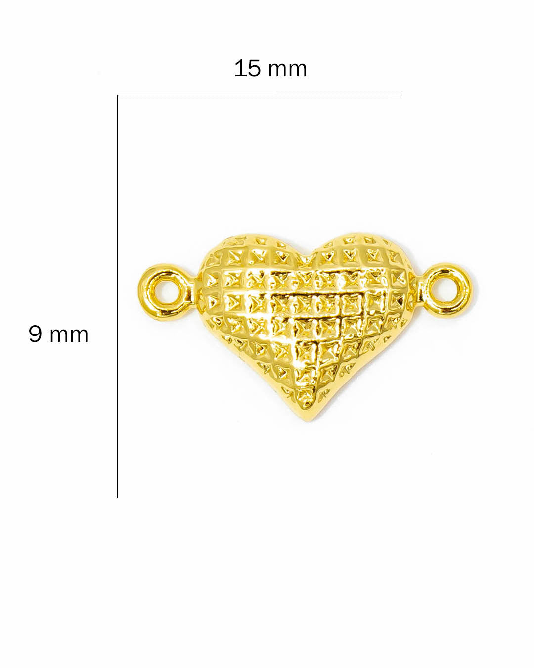 Dije pulsera corazón