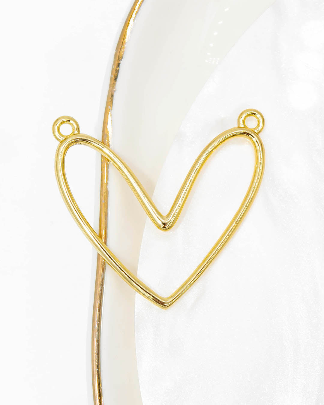 Dije corazón silueta