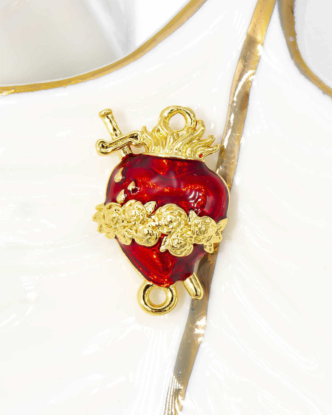 Dije pulsera corazón